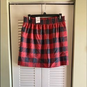 J.Crew plaid skirt